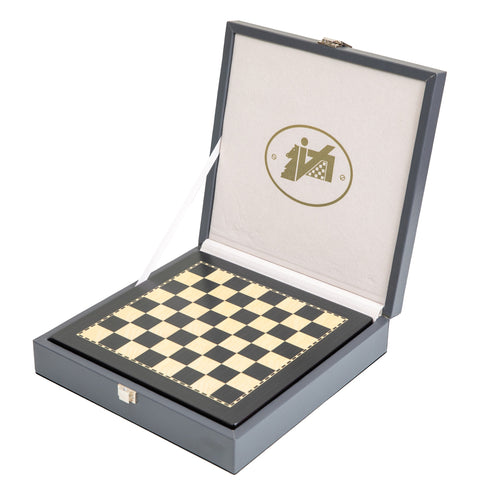 Metal Chess Pieces with Wooden Chess Board & Beautiful Case No:236