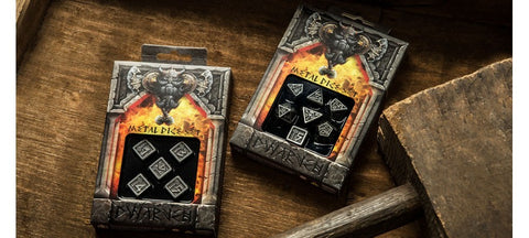 Metal Dwarven Dice Set