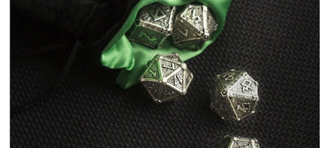 Metal Mythical Dice Set