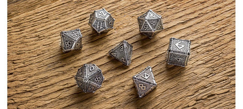 Metal Mythical Dice Set