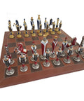 Beautiful Metal RENASSAINCE style CHESS SET