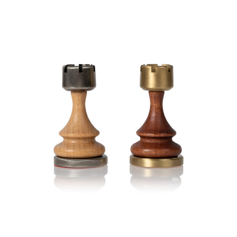 Metal/Wood Chess Set with Beautiful Rare wood Chess Board/Box