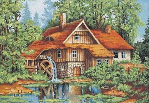 Mill in the Forest SB480 - Cross Stitch Kit