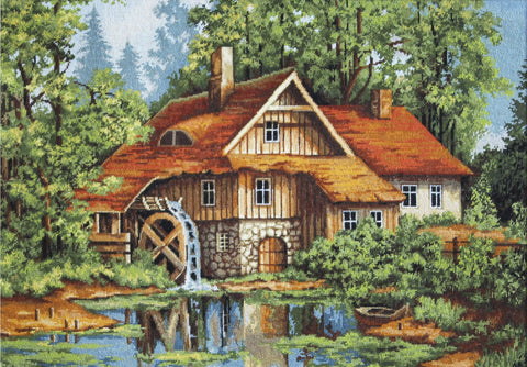 Mill in the Forest SB480 - Cross Stitch Kit