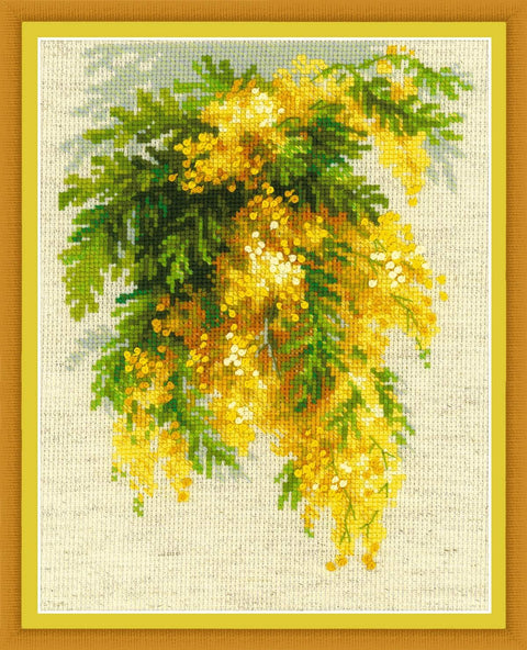 Mimosa - Cross Stitch Kit from RIOLIS Ref. no.:1615