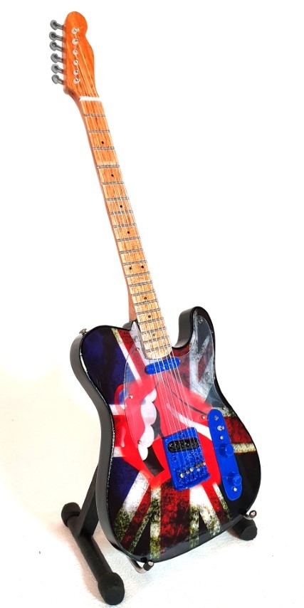 Mini - gitara -  Rolling Stones -Keith Richards - UK&tongue MGT-2301