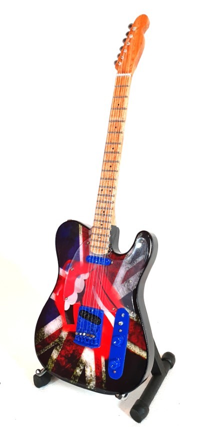 Mini - gitara -  Rolling Stones -Keith Richards - UK&tongue MGT-2301