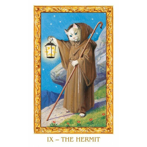 Mini Tarot Of White Cats Cards Lo Scarabeo