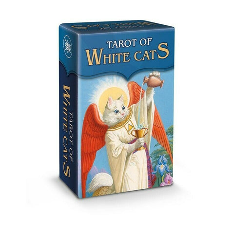 Mini Tarot Of White Cats Cards Lo Scarabeo