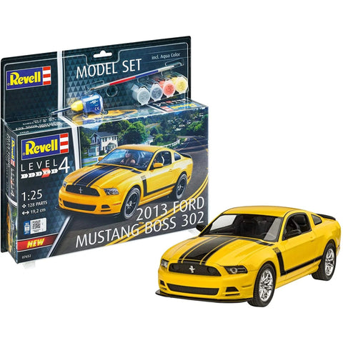 Model Set 2013 Ford Mustang Boss - Plastic Modelling Kit By Revell