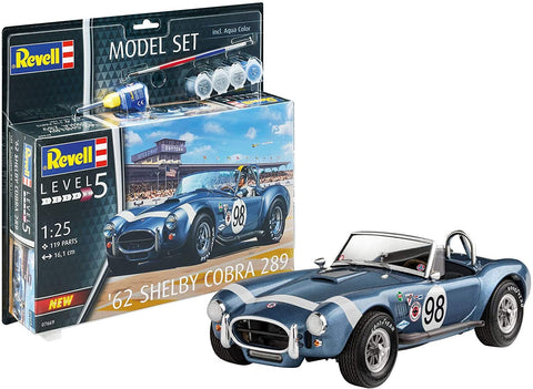 Model Set 62 Shelby Cobra 289 - Plastic Modelling Kit By Revell