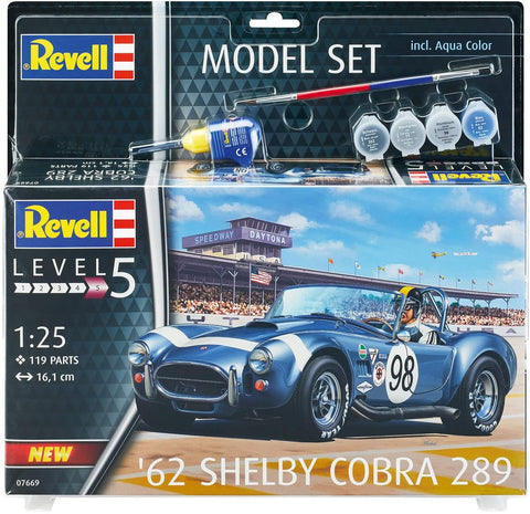 Model Set 62 Shelby Cobra 289 - Plastic Modelling Kit By Revell