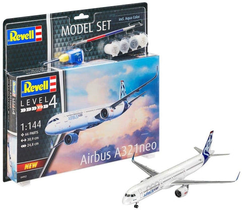 Model Set Airbus A321 Neo - Plastic Modelling Kit By Revell