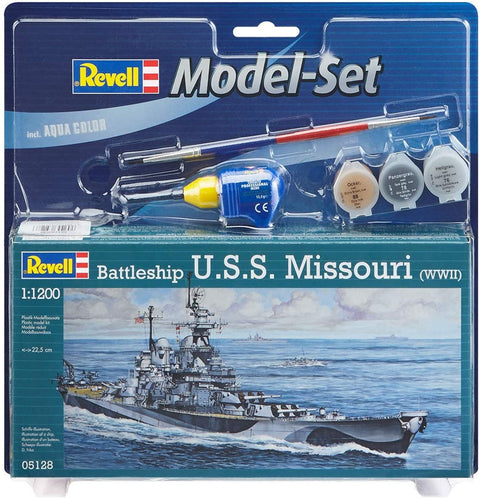 Model Set Battleship U.S.S. - Plastic Modelling Kit By Revell