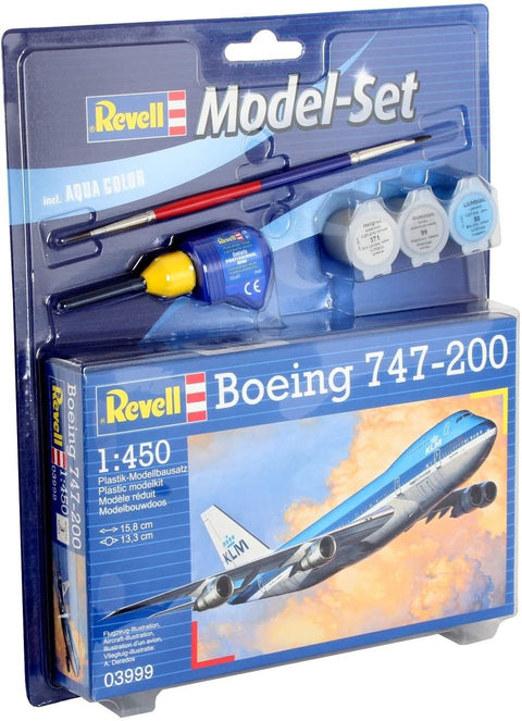 Model Set Boeing 747-200 - Plastic Modelling Kit By Revell