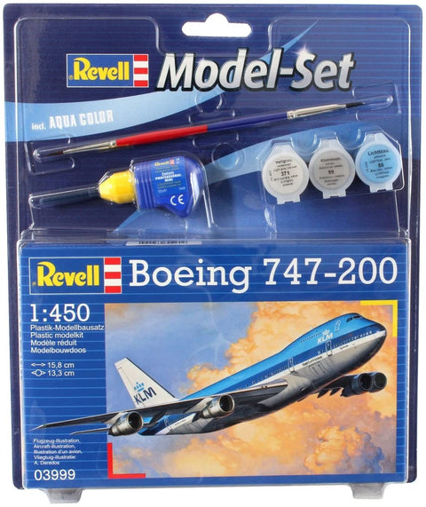 Model Set Boeing 747-200 - Plastic Modelling Kit By Revell