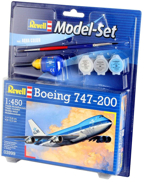 Model Set Boeing 747-200 - Plastic Modelling Kit By Revell