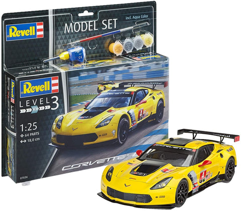 Model Set Corvete C7.R - Plastic Modelling Kit By Revell