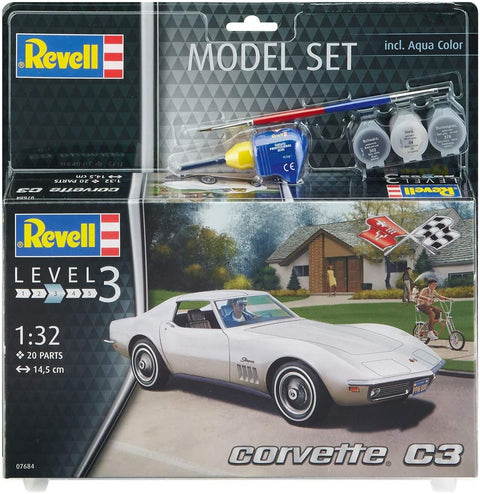 Model Set Corvette C3 - Plastic Modelling Kit By Revell