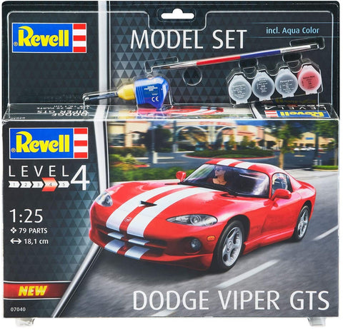 Model Set Dodge Viper GTS - Plastic Modelling Kit By Revell