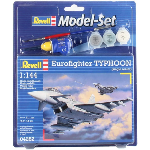Model Set Eurofighter Typhoo - Plastic Modelling Kit By Revell