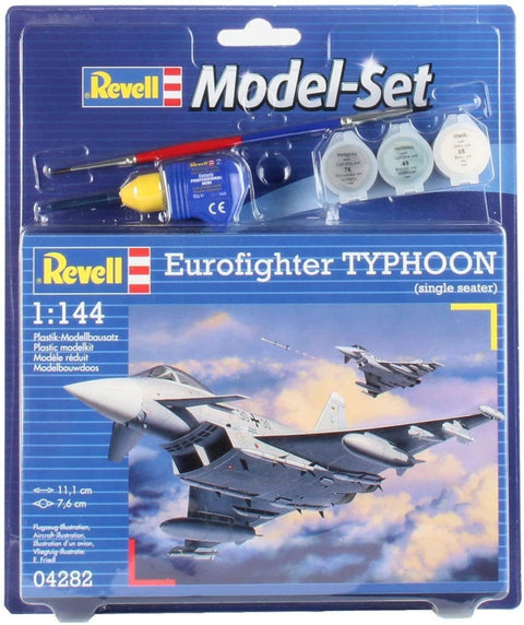 Model Set Eurofighter Typhoo - Plastic Modelling Kit By Revell