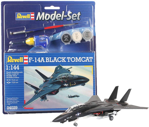 Model Set F - 14A Black Tomcat - Plastic Modelling Kit By Revell