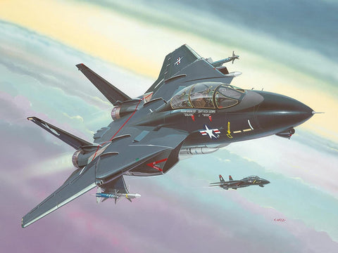 Model Set F - 14A Black Tomcat - Plastic Modelling Kit By Revell