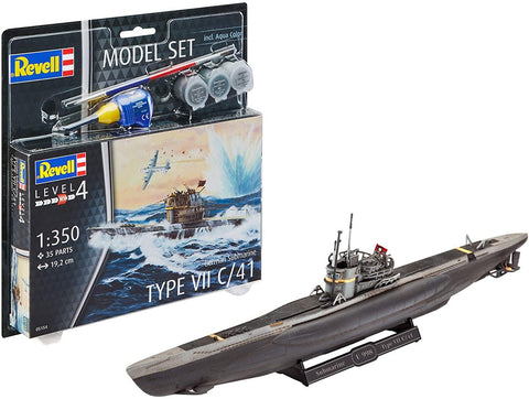 Model Set German Submarine T - Plastic Modelling Kit By Revell