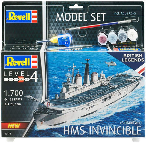 Model Set HMS Invincible (Falkland War) - Plastic Modelling Kit By Revell