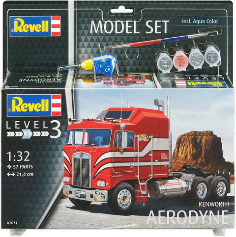 Model Set Kenworth Aerodyne - Plastic Modelling Kit By Revell