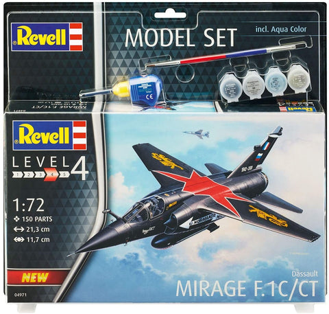 Model Set Mirage F-1C - Plastic Modelling Kit By Revell