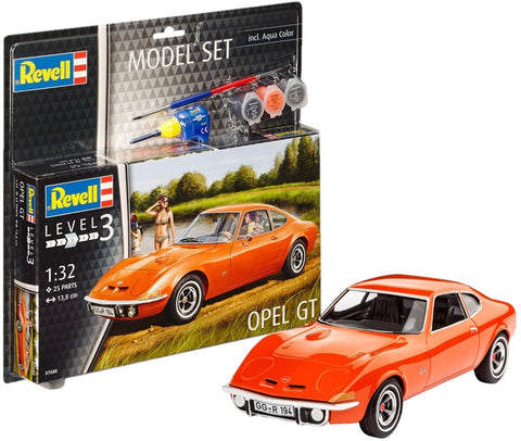 Model Set Opel GT - Plastic Modelling Kit By Revell