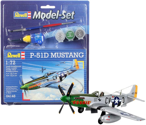 Model Set P - 51D Mustang - Plastic Modelling Kit By Revell