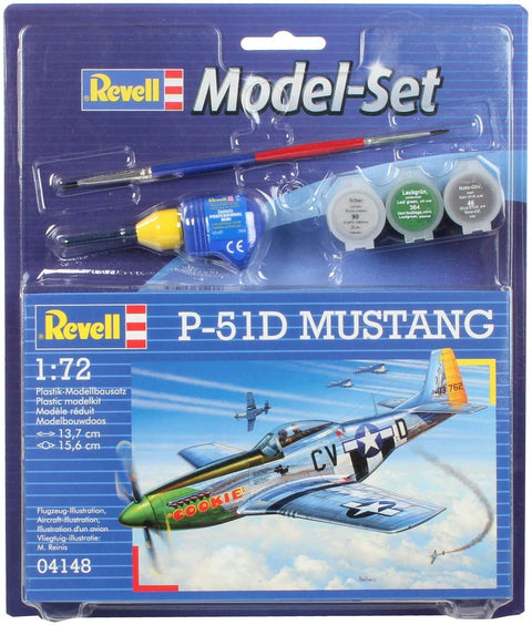 Model Set P - 51D Mustang - Plastic Modelling Kit By Revell