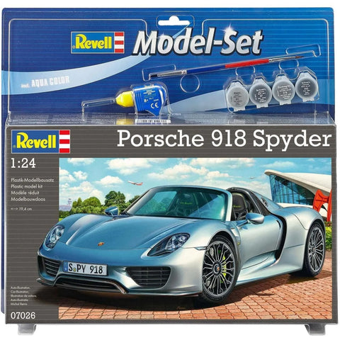 Model Set Porsche 918 Spyder - Plastic Modelling Kit By Revell
