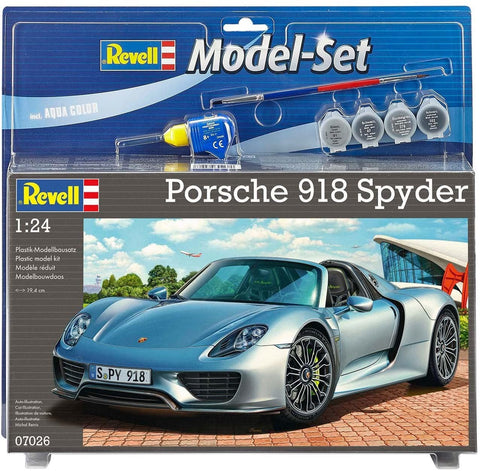 Model Set Porsche 918 Spyder - Plastic Modelling Kit By Revell