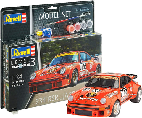 Model Set Porsche 934 RSR ''Jagermeister'' - Plastic Modelling Kit By Revell