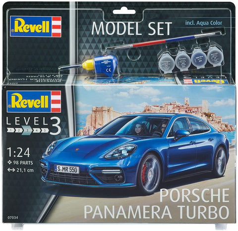 Model Set Porsche Panamera T - Plastic Modelling Kit By Revell