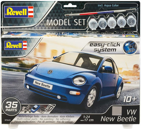 Model Set VW New Beetle - Plastic Modelling Kit By Revell