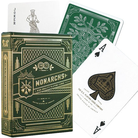 Theory11 Monarchs cards (Green)