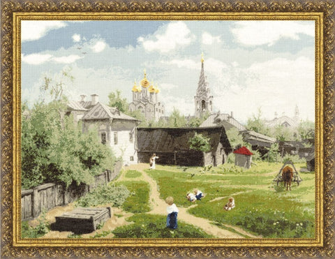 Moscow Courtyard (V.Polenov) S/PF010