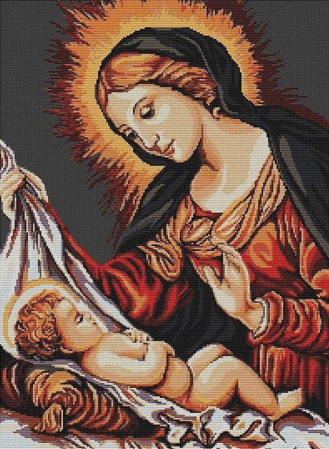 Mother of God SB325 - Cross Stitch Kit by Luca-s