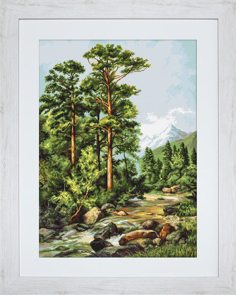 Mountain River SG522 - Cross Stitch Kit by Luca-s