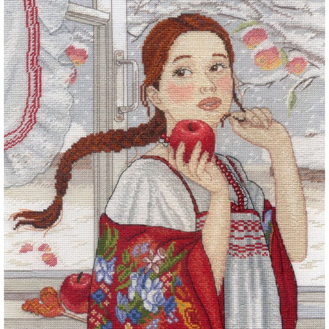Winter Beauty SNV-566 cross stitch kit by MP Studio