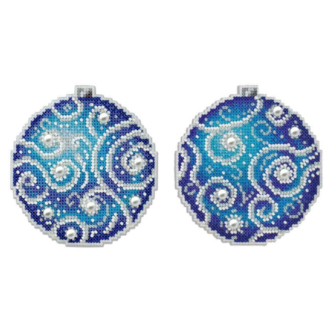 Christmas Tree Decoration - Winter Colours SR-162 cross stitch kit by MP Studio