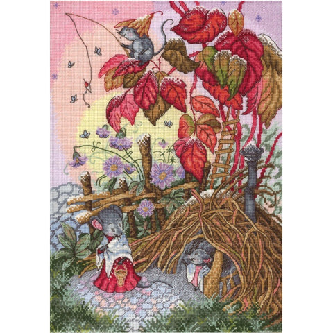 Autumn Morning SNV-628 cross stitch kit by MP Studio