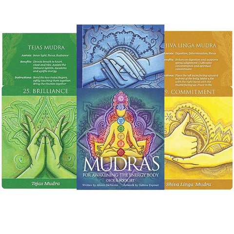 Mudras for Awakening the Energy Body deck and book set US Games Systems