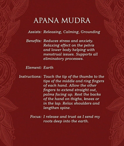 Mudras For Awakening The Five Elements cards US Games Systems