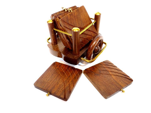 Mug coasters 6 pcs with Decorative Stand – MIS-0480